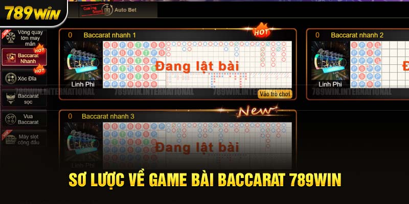 Baccarat 789Win game Live Casino hấp dẫn nhất