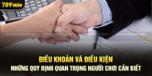 Điều Khoản Và Điều Kiện Dành Cho Thành Viên Nhà Cái 789Win