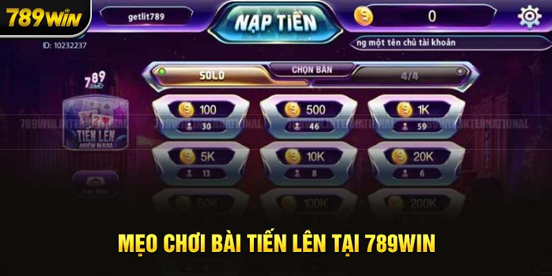 Những mẹo chơi game tiến lên miền nam hay tân thủ nên biết